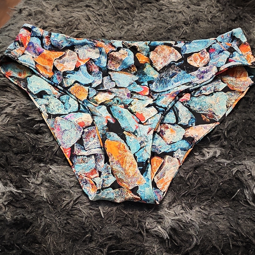 Colorful Abstract Bikini Bottoms
